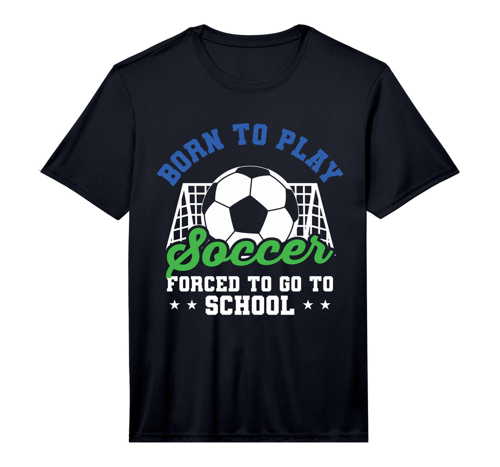 Goalkeeper Funny Football Born To Play T-Shirt - Graphic Print Men Women