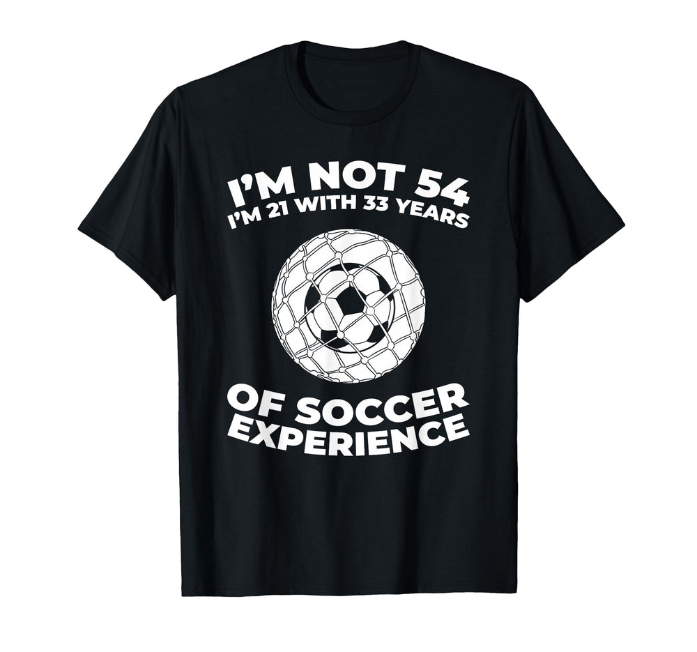 54Th Birthday Soccer Team Player T-Shirt - Custom Art Print Men Women