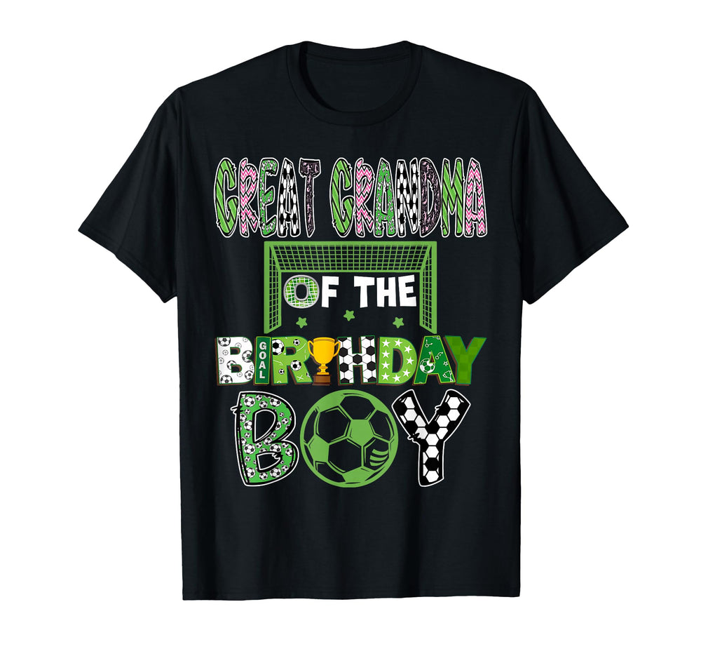 Great Grandma Birthday Soccer Player T-Shirt - Unique Graphic Unisex