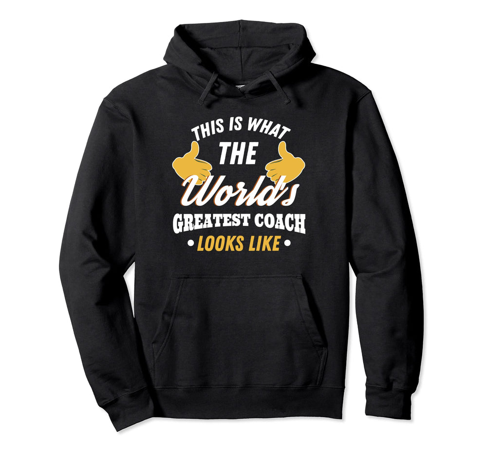 Worlds Greatest Coach Basketball Hoodie - Custom Art Print for Adults