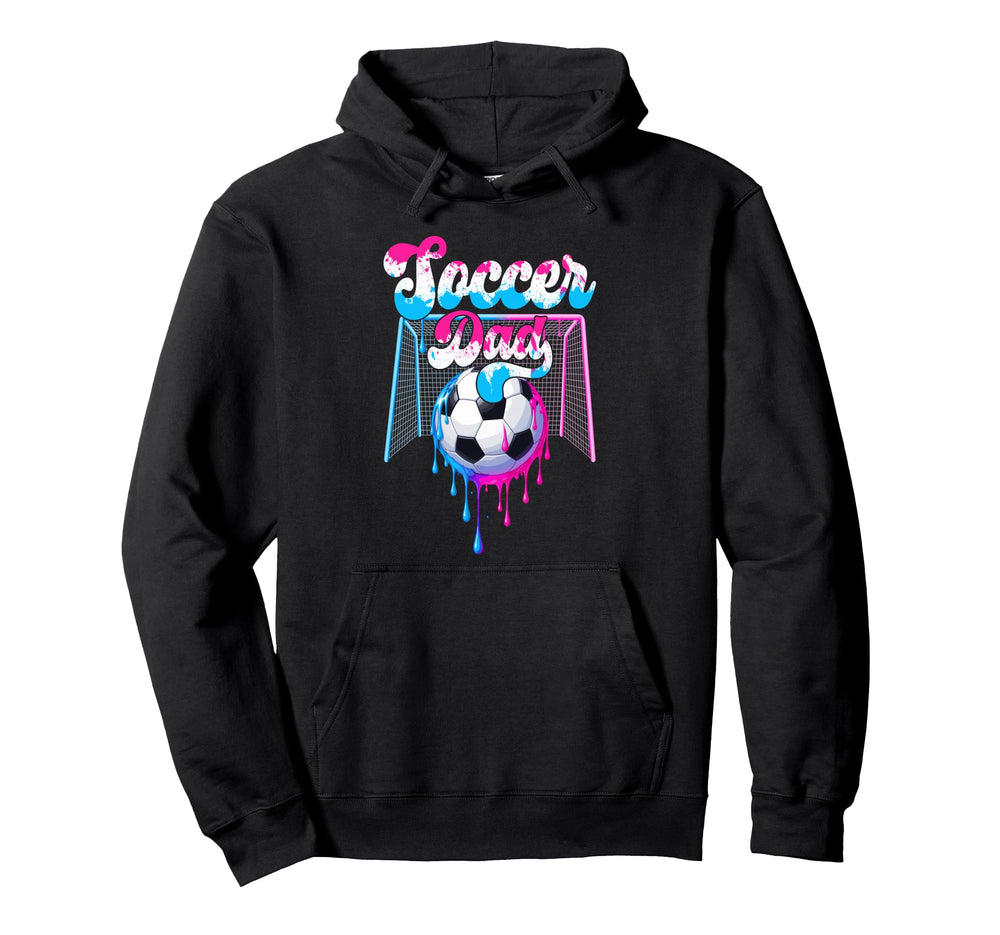 Soccer Dad Funny Happy Fathers Day Ice Hoodie - Trendy Graphic for Adults