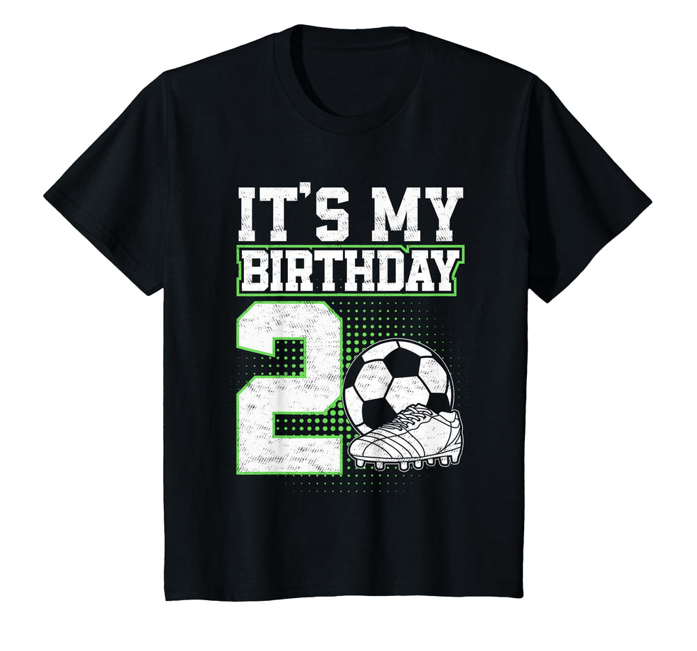 2 Year Old Soccer Its My 2Nd Birthday T-Shirt - Graphic Print Unisex