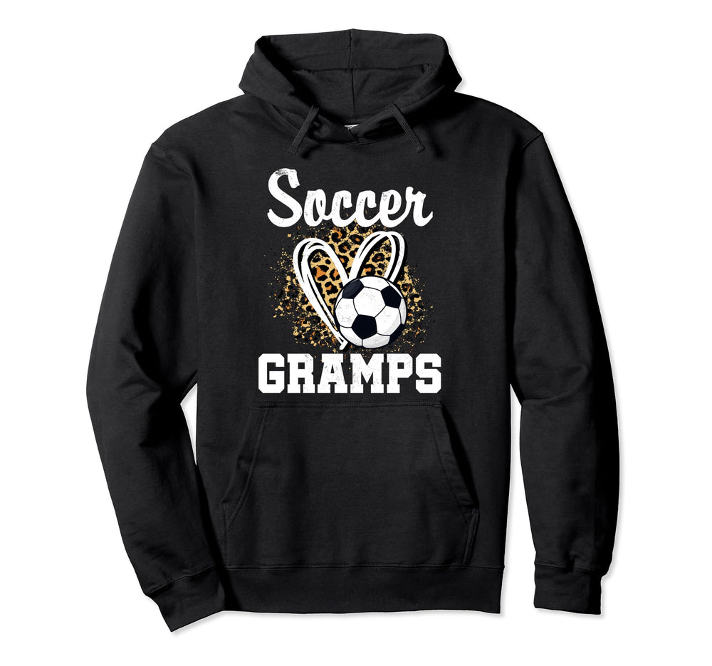 Soccer Gramps Leopard Heart Matching Hoodie - Streetwear Style Men Women