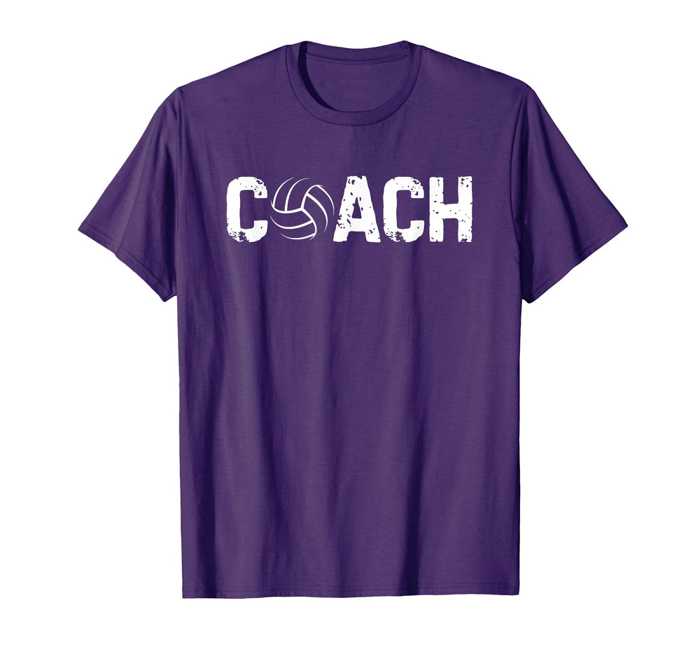 Volleyball Coach Trainer Coaching Funny T-Shirt - Graphic Print Unisex