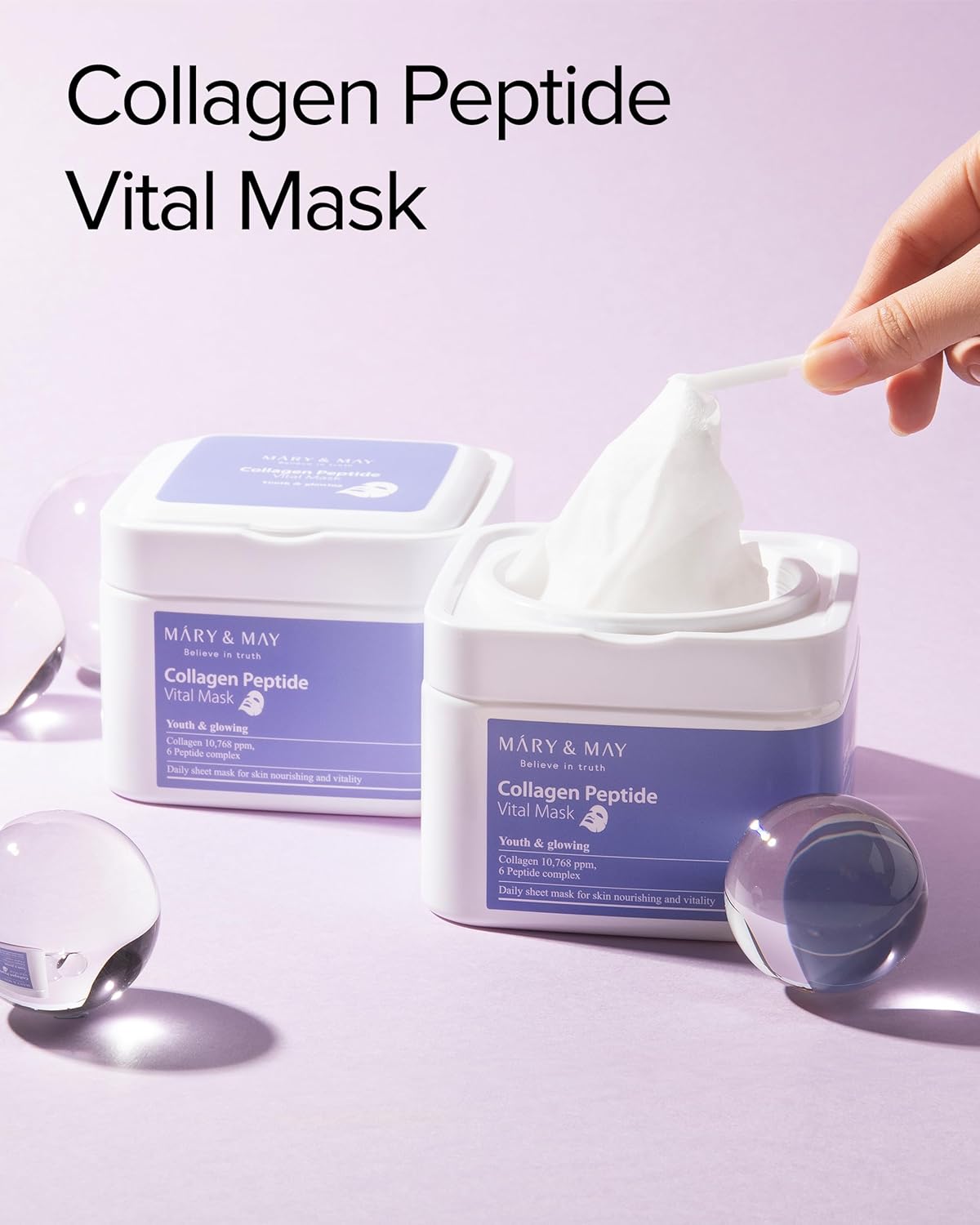 Mary & May Collagen Peptide Vital Mask - Snipetell