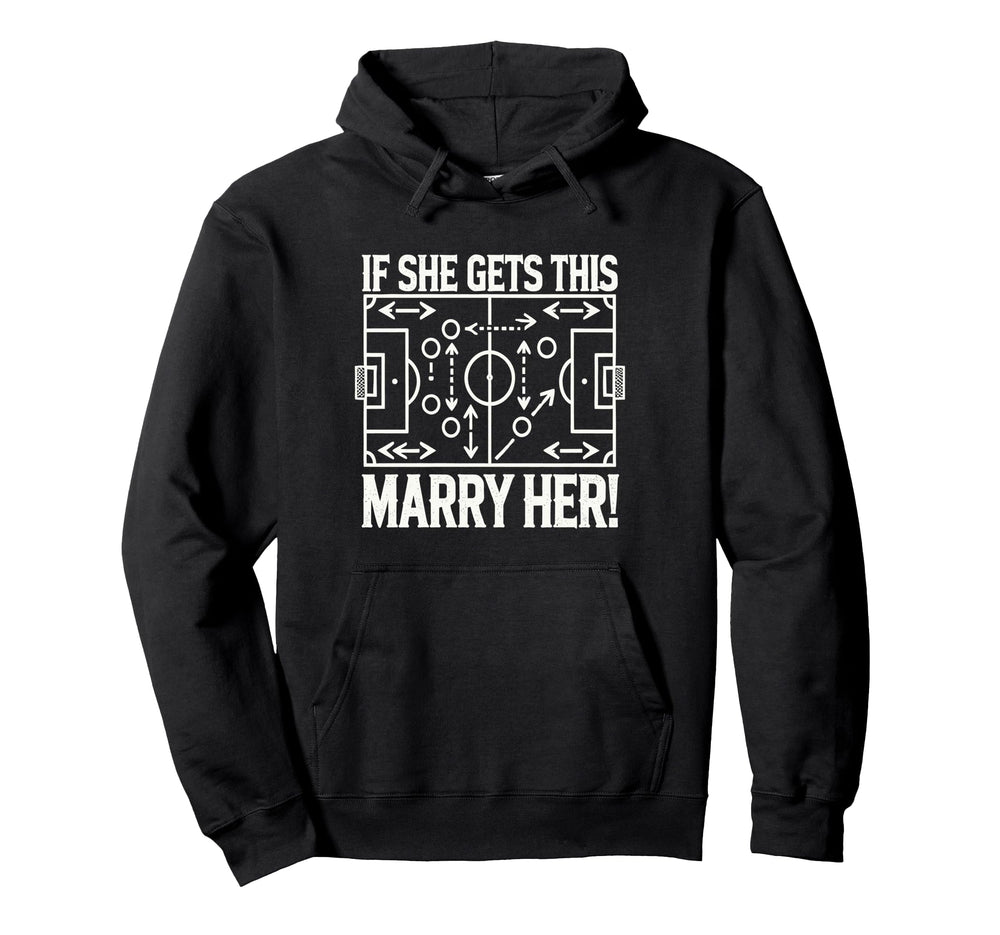 Soccer Goalie Art Gag Soccer Player Hoodie - Minimalist Print Unisex
