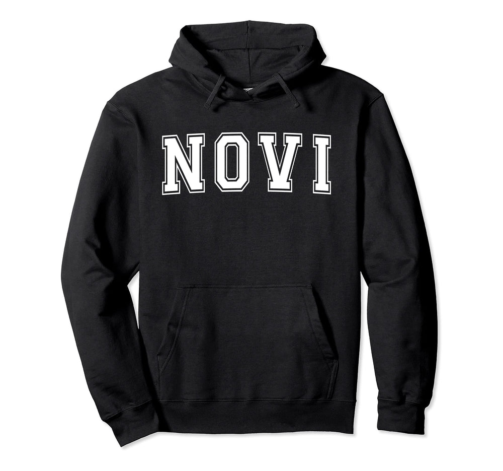 Novi Mi Michigan Usa Sports Varsity Hoodie - Streetwear Style for Adults