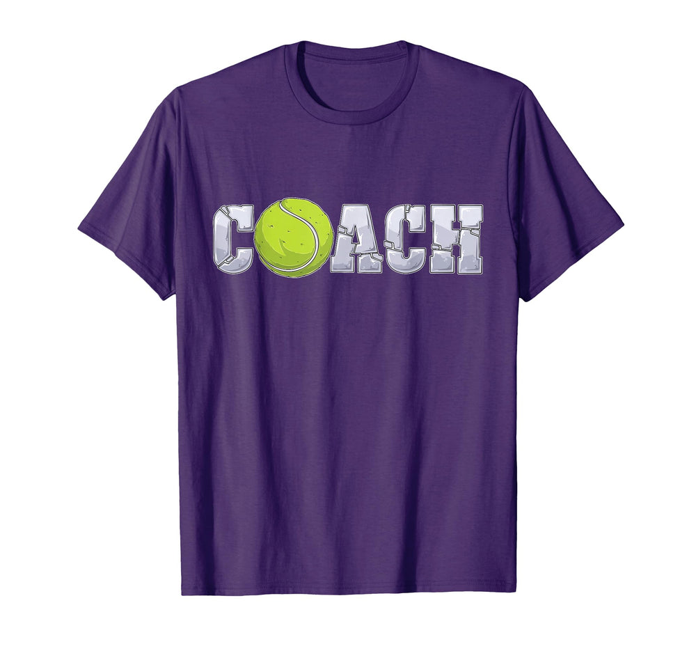 Tennis Coach Coaching Assistant T-Shirt - Fun Novelty Design Men Women