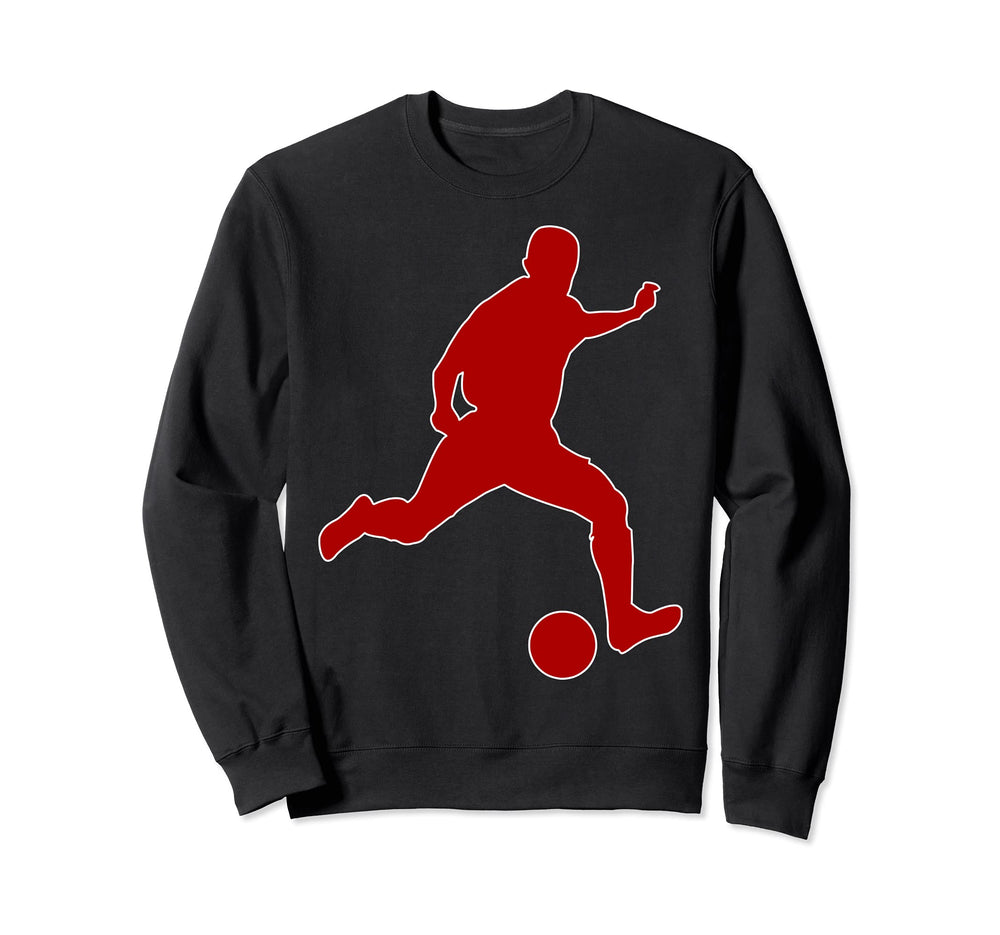 Soccer Striker Goal Getter Soccer Sweatshirt - Minimalist Print Unisex