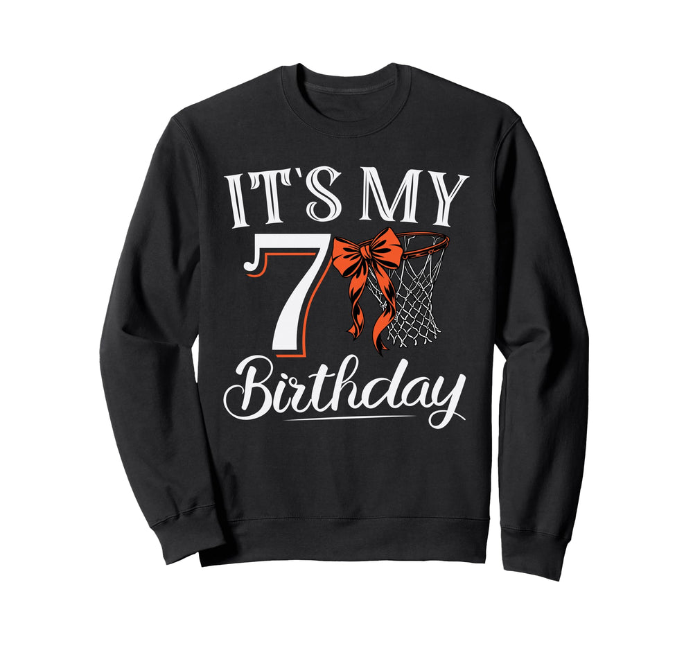 Orange Coquette Basketball Its My Sweatshirt - Novelty Apparel for Adults