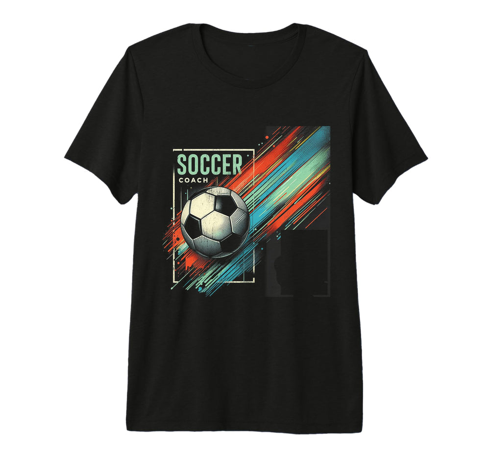 Soccer Coach Training Coaching T-Shirt - Casual Everyday Wear Men Women