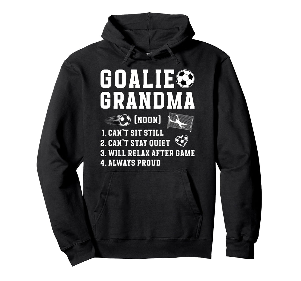 Soccer Goalie Grandma Definition Hoodie - Aesthetic Graphic for Adults