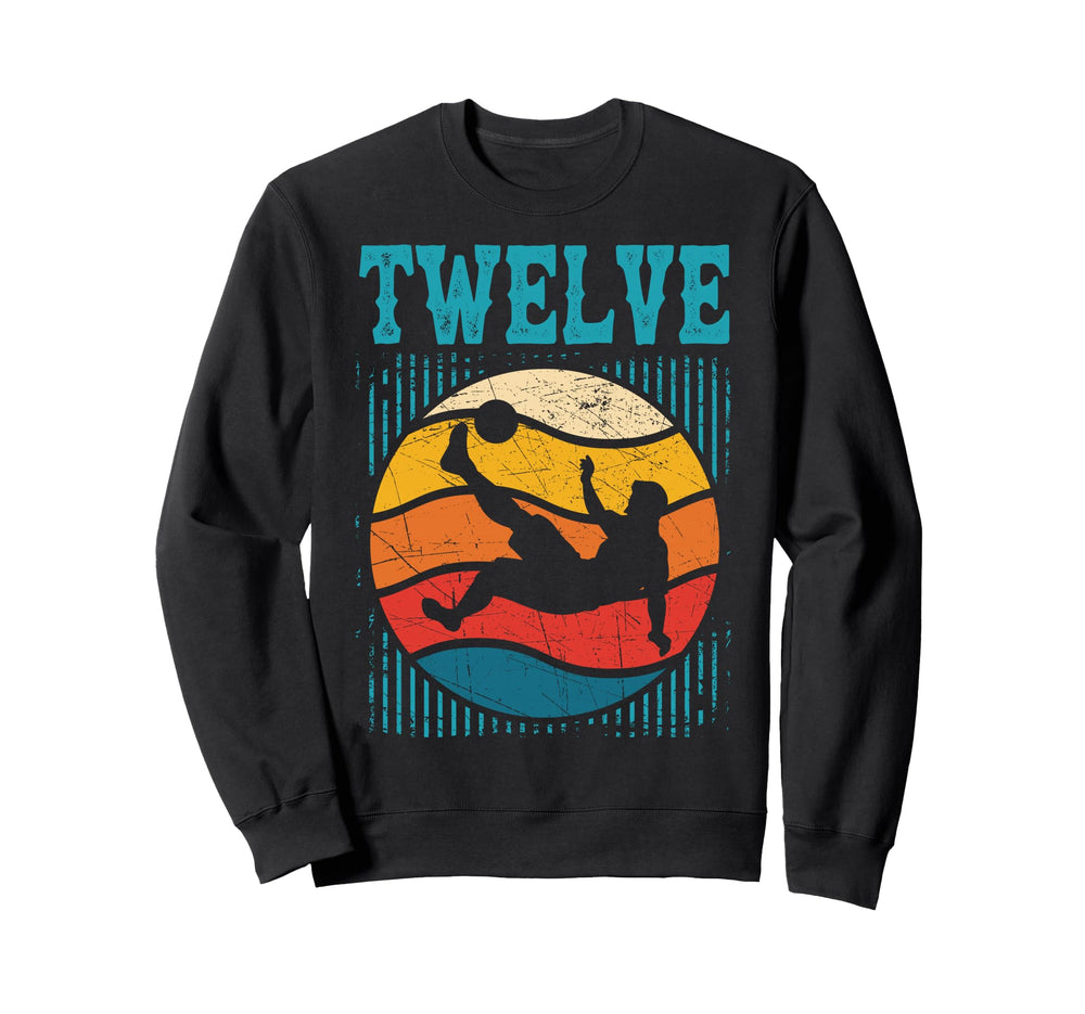 12Th Birthday Soccer 12 Years Old Sweatshirt - Trendy Graphic Men Women