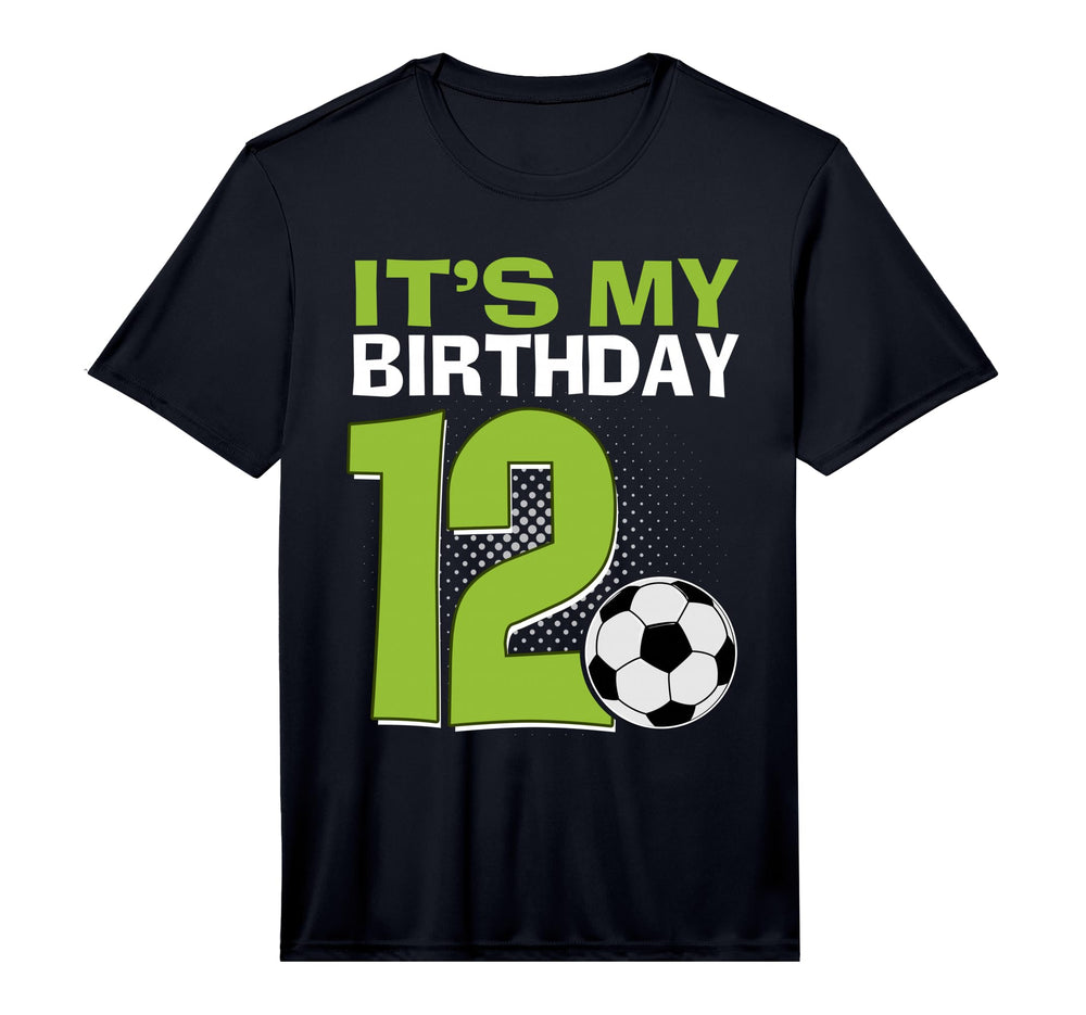 Its My 12Th Birthday Soccer T-Shirt - Fun Novelty Design Men Women