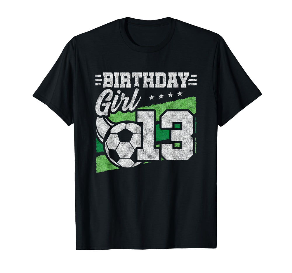 Soccer Birthday Party 13 Year Old 13Th T-Shirt - Aesthetic Graphic Unisex