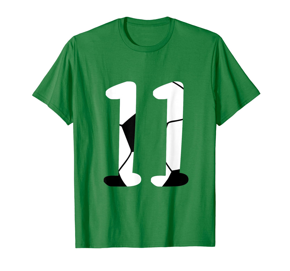 Soccer 11 Year Old 11Th Birthday T-Shirt - Casual Everyday Wear Unisex