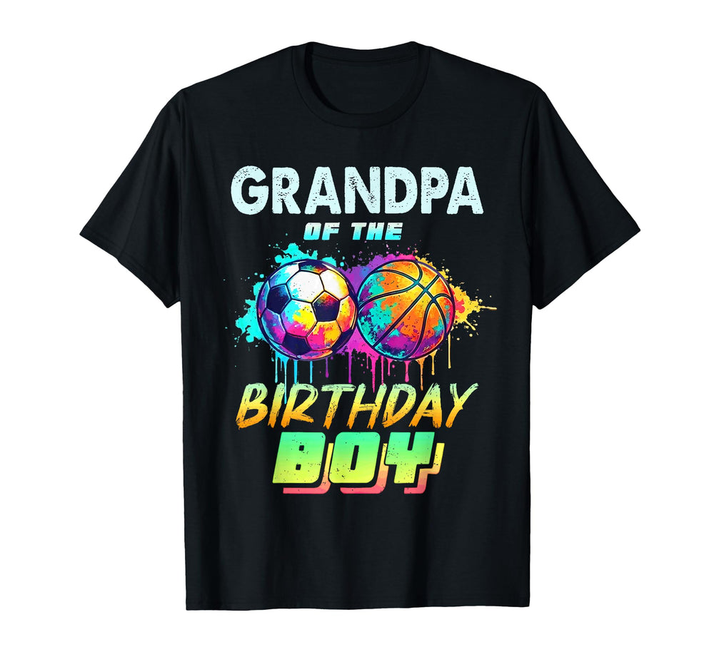 Grandpa Birthday Basketball T-Shirt - Casual Everyday Wear for Adults