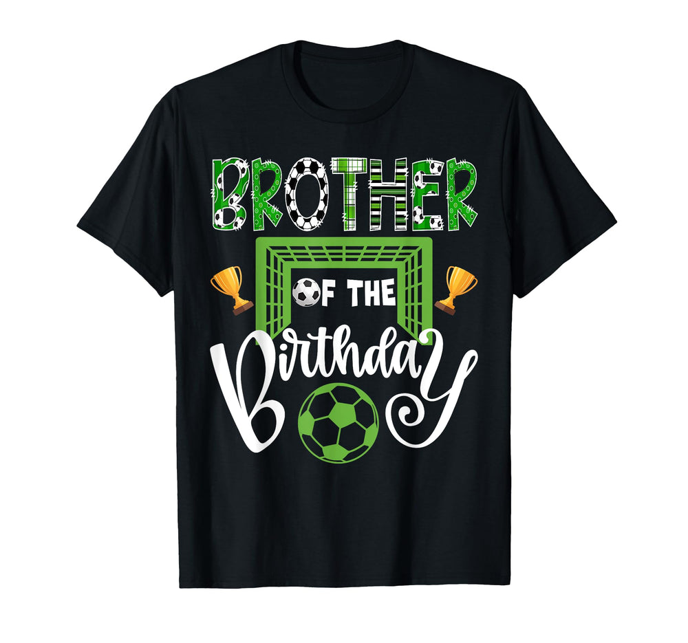 Brother Birthday Soccer Player Bday T-Shirt - Graphic Print Men Women