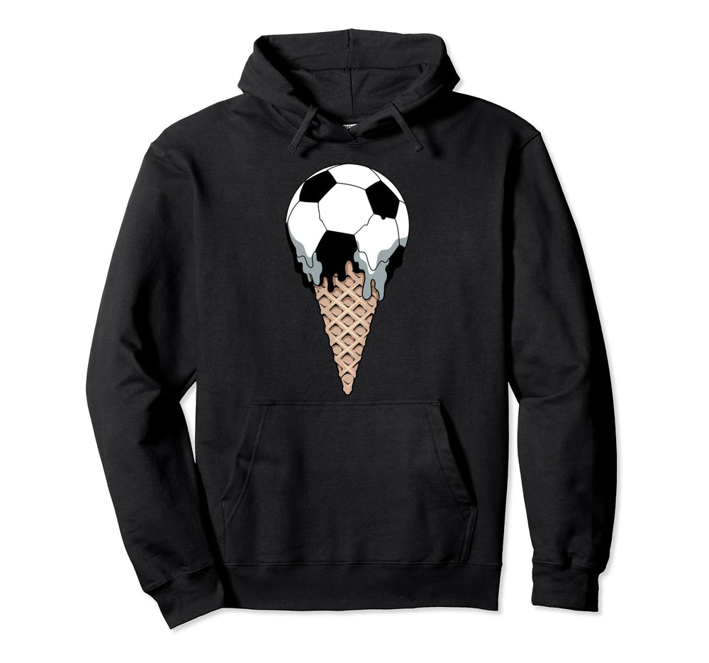 Ice Cream Soccer Players Soccer Hoodie - Novelty Apparel for Adults