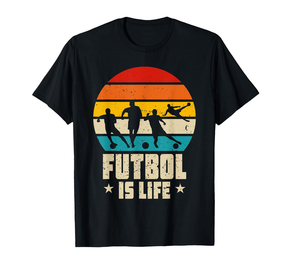 Futbol Is Life Soccer Football T-Shirt - Custom Art Print for Adults