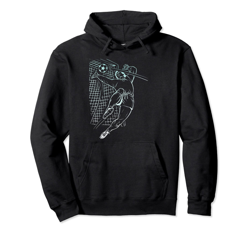 Goal Keeper Soccer Player Hoodie - Casual Everyday Wear Unisex