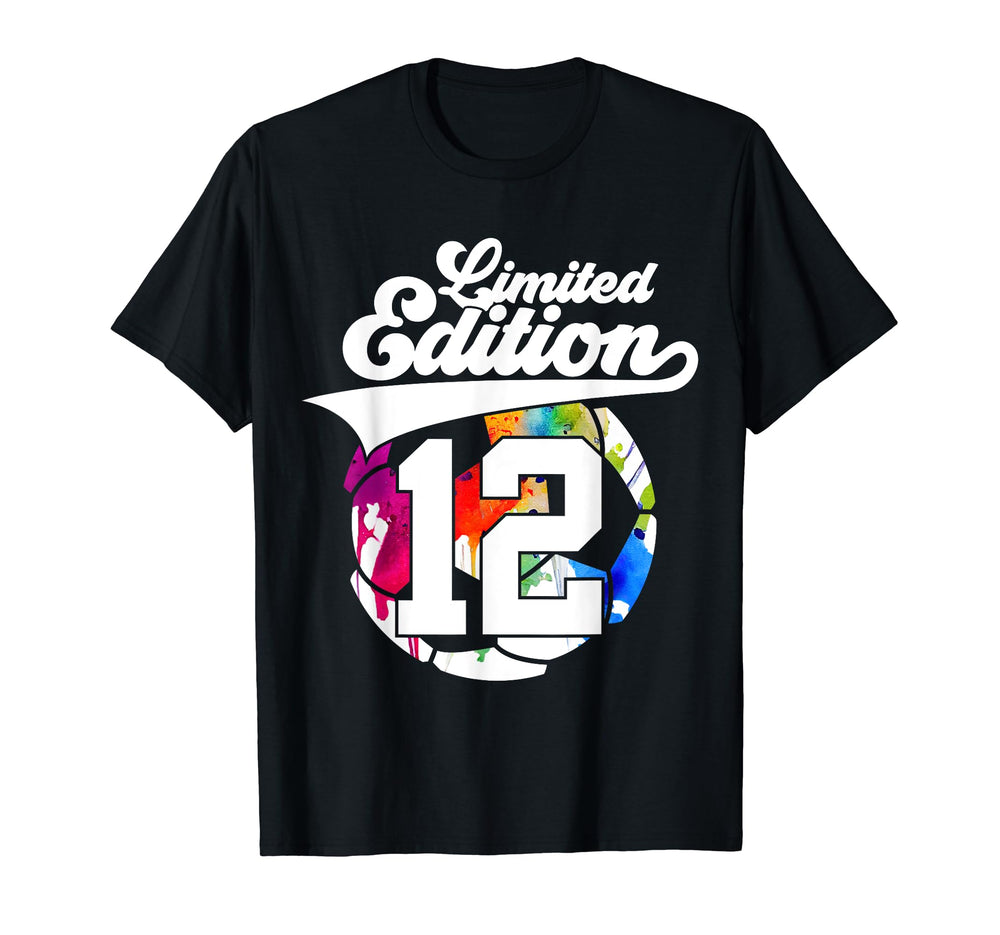 12 Years Soccer 12Th Birthday T-Shirt - Casual Everyday Wear Men Women