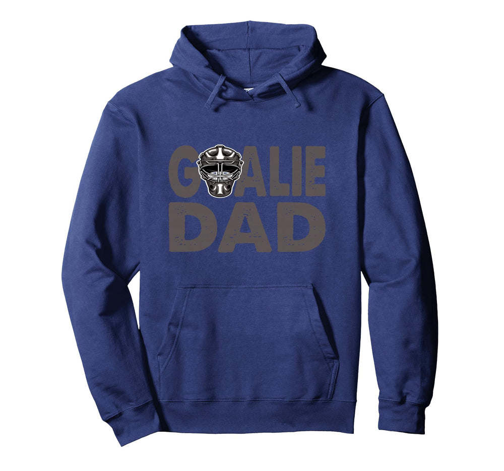 Ice Hockey Goalkeeper Dad Hoodie - Streetwear Style Unisex
