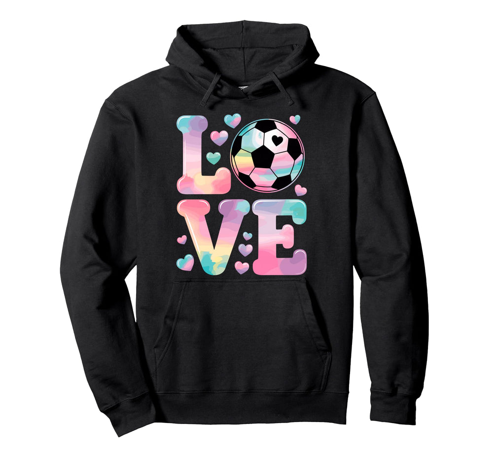 I Love Soccer Goalie Player Fan Game Hoodie - Fun Novelty Design Unisex