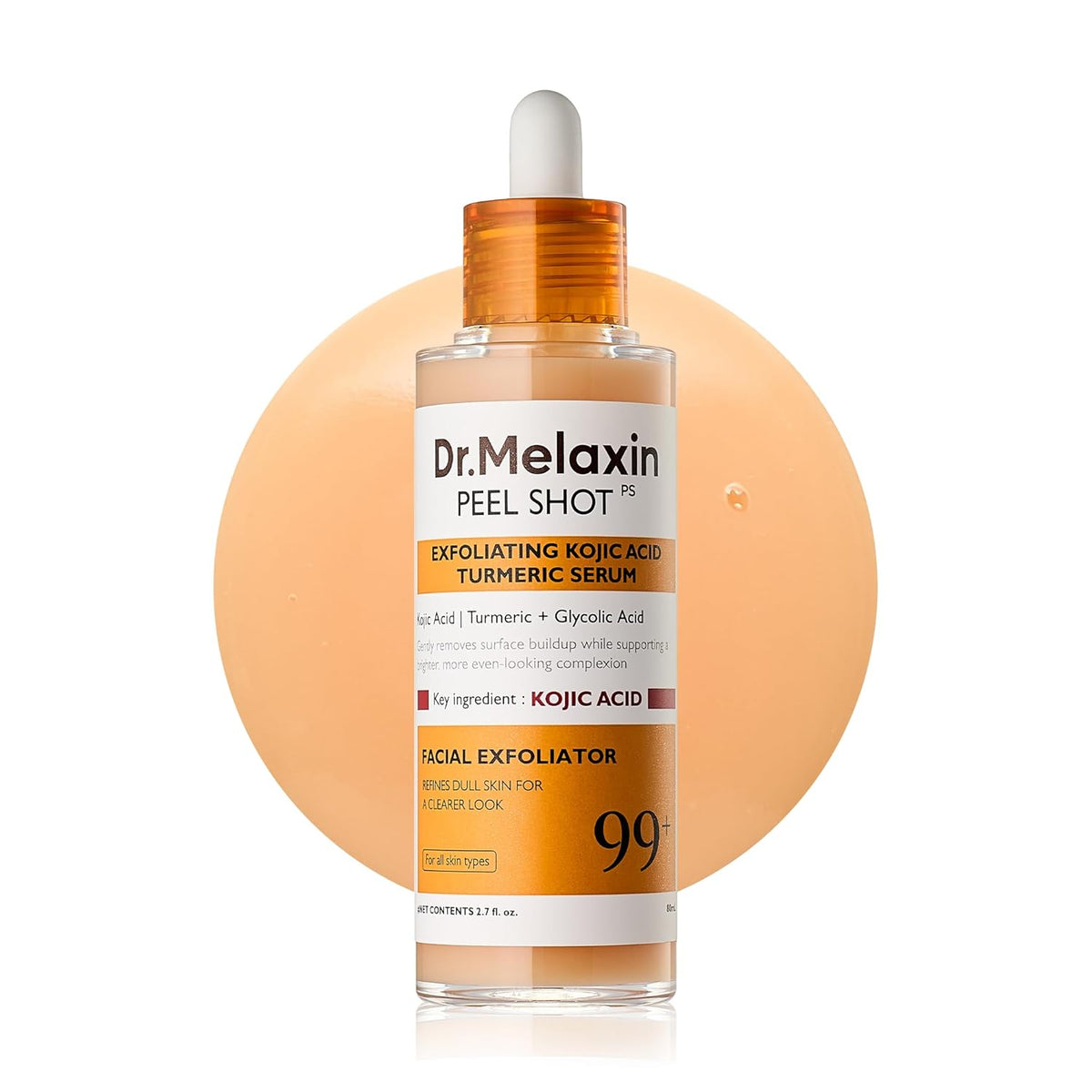 Dr. Melaxin Peel Shot Exfoliating Kojic Acid Turmeric Serum - Snipetell