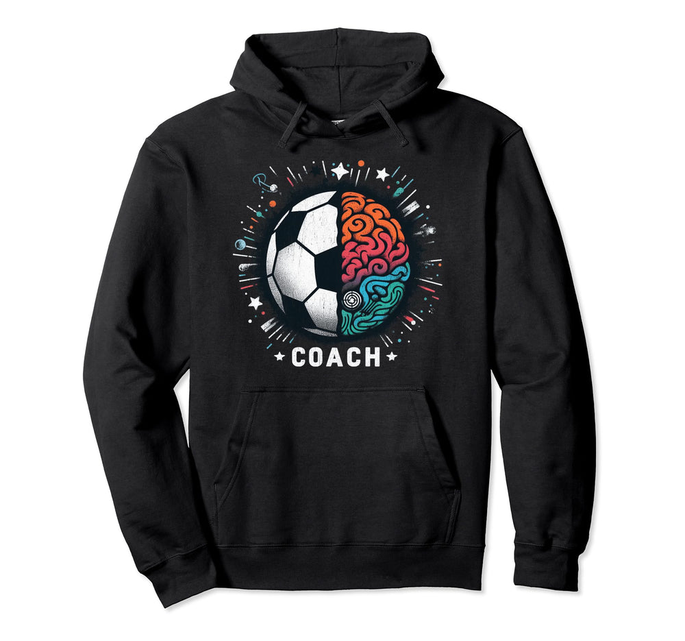 Soccer Coach Training Coaching Football Hoodie - Minimalist Print Unisex