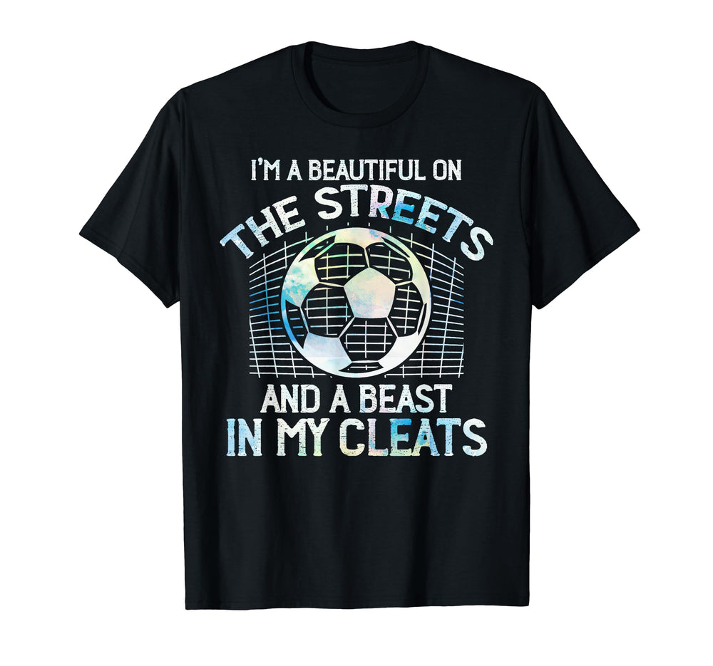 Soccer Player Team Cleats Goalie Captain T-Shirt - Unique Graphic Men Women