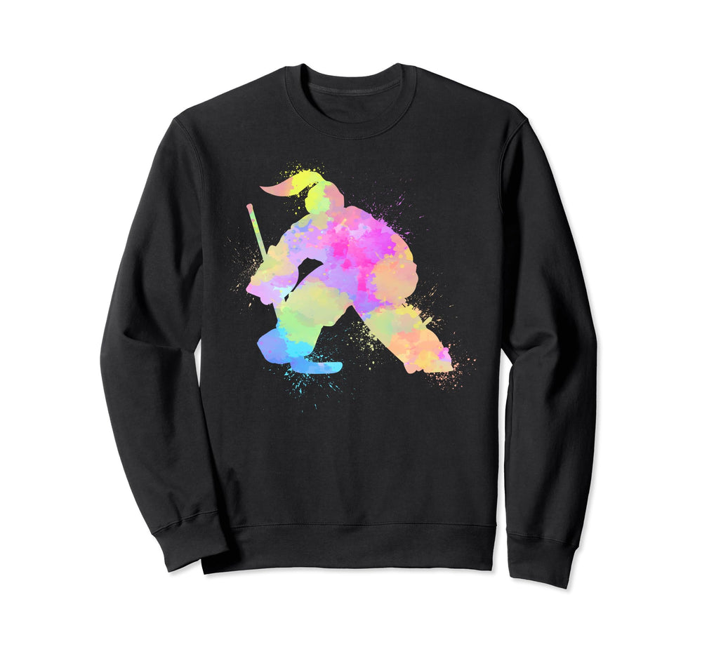 Ice Hockey Goalkeeper Ice Hockey Goalie Sweatshirt - Unique Graphic Unisex