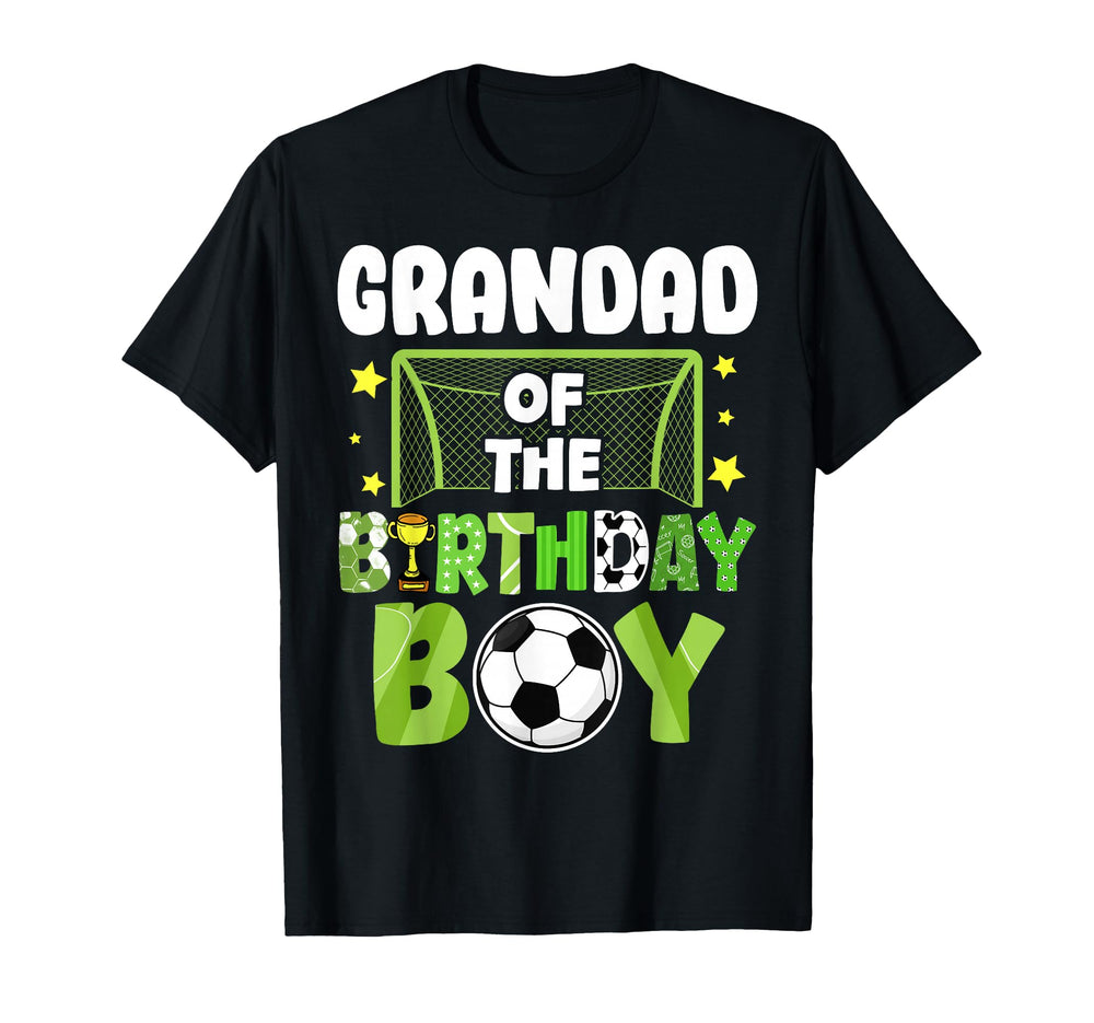 Soccer Grandad Birthday Party Soccer T-Shirt - Streetwear Style Unisex