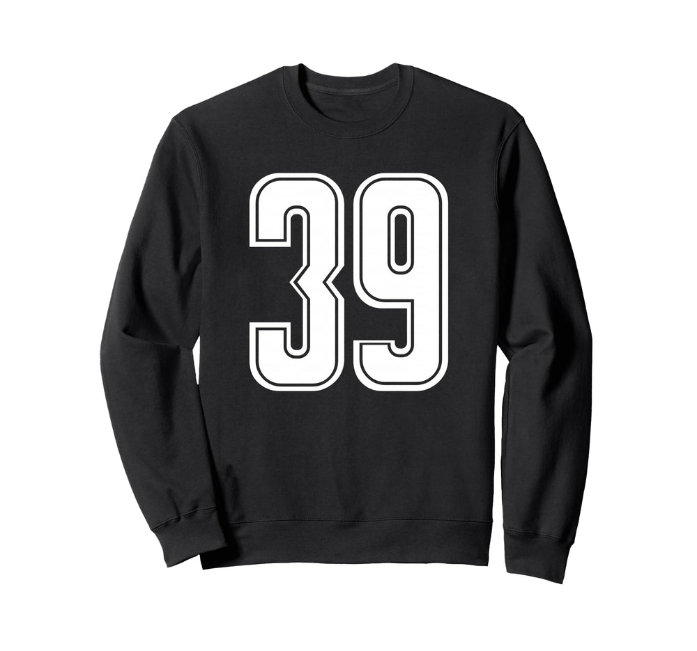 Sport Team Number 39 Sweatshirt - Minimalist Print Men Women