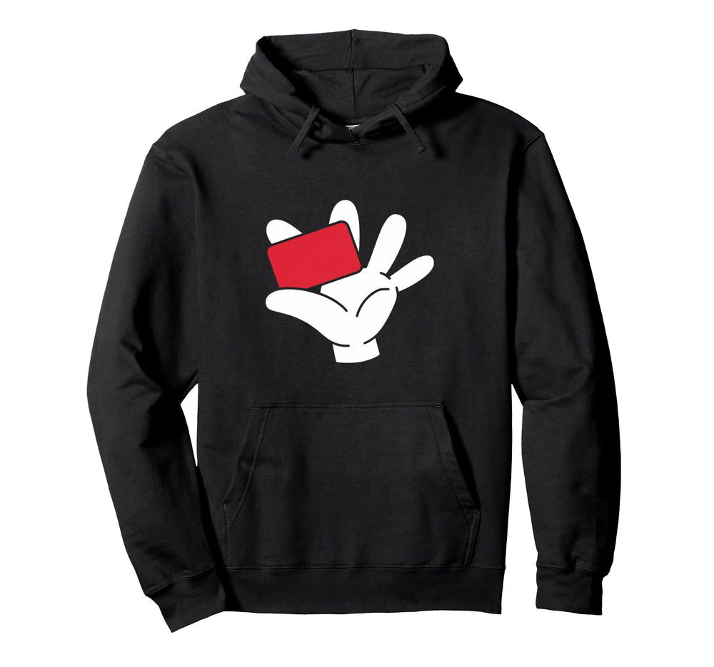 Red Card Referee Football Coach Sports Hoodie - Streetwear Style Men Women