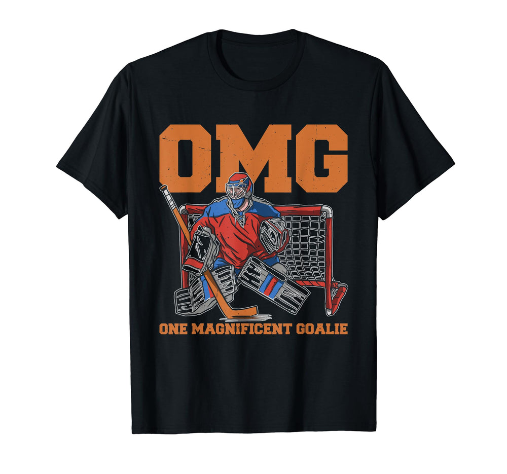 Hockey Goalie Goalkeeper Ice Hockey T-Shirt - Streetwear Style Unisex