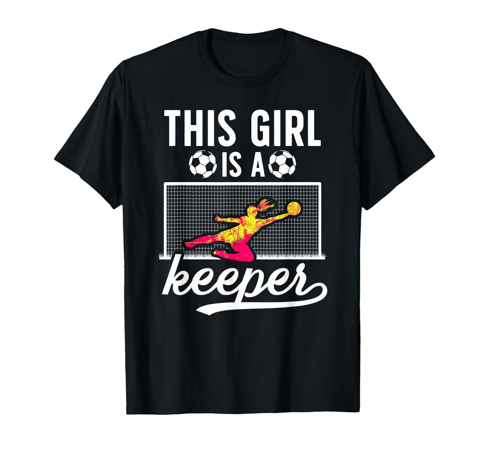 This Is Keeper Soccer Goalkeeper Soccer T-Shirt - Minimalist Print Unisex