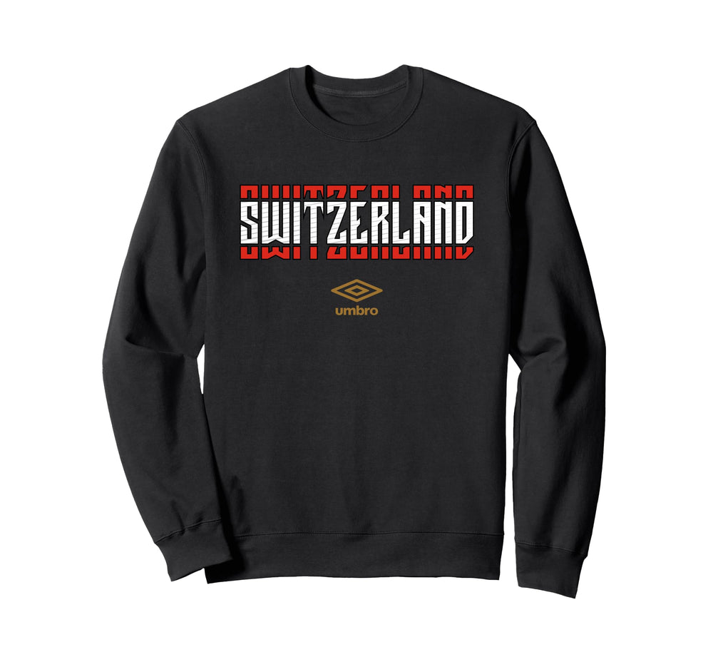 Umbro International Soccer Switzerland Sweatshirt - Trendy Graphic Unisex