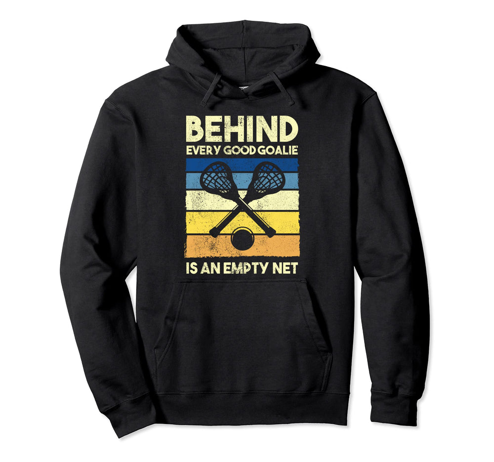 Lax Goalie Player Fan Coach Outfit Hoodie - Custom Art Print Unisex