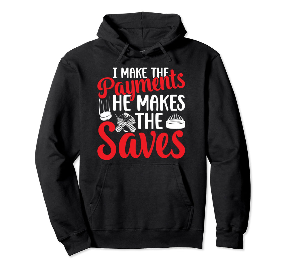 Ice Hockey Goalkeeper Mom Ice Hockey Hoodie - Casual Everyday Wear Unisex