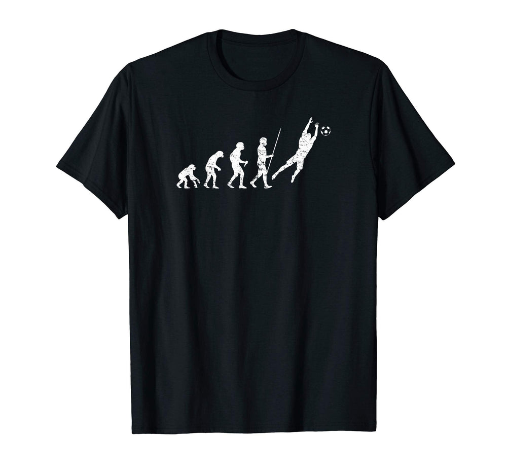 Goalkeeper Evolution Soccer Goalie T-Shirt - Minimalist Print Unisex