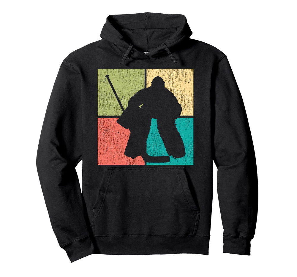 Ice Hockey Goalie Goalkeeper Hoodie - Unique Graphic Men Women