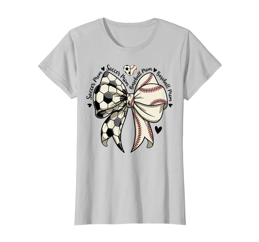 Mothers Day Soccer Baseball Mom Mama T-Shirt - Unique Graphic Men Women