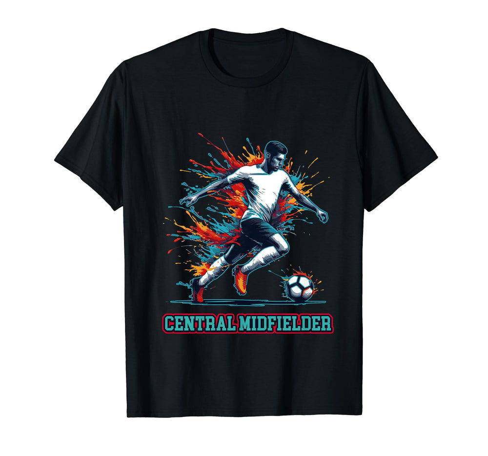 Soccer Central Midfielder Fullback T-Shirt - Trendy Graphic for Adults