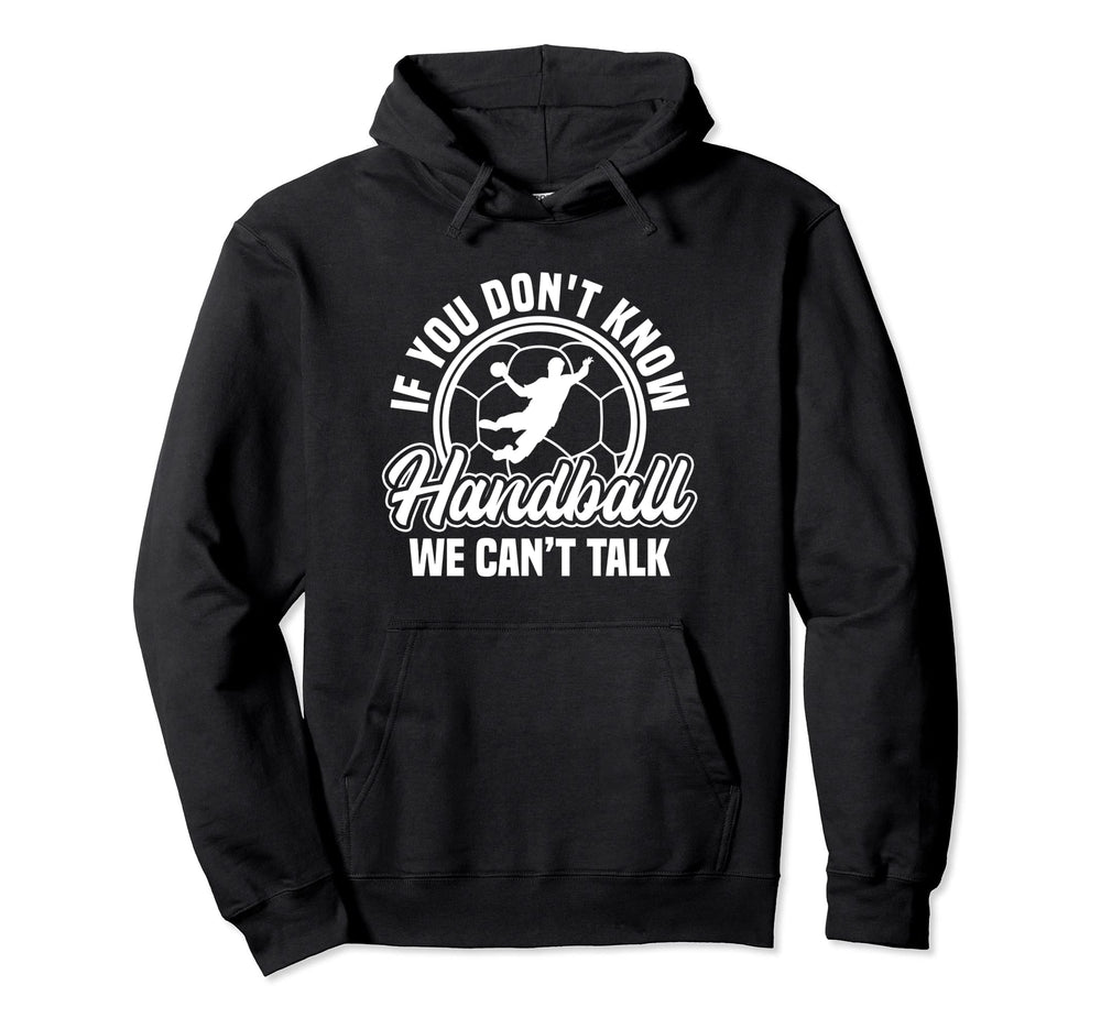 Handball Sport Team Fieldball Hoodie - Minimalist Print for Adults