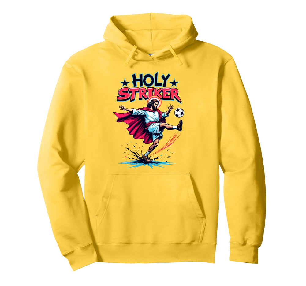Easter Holy Striker Funny Jesus Soccer Hoodie - Streetwear Style Men Women