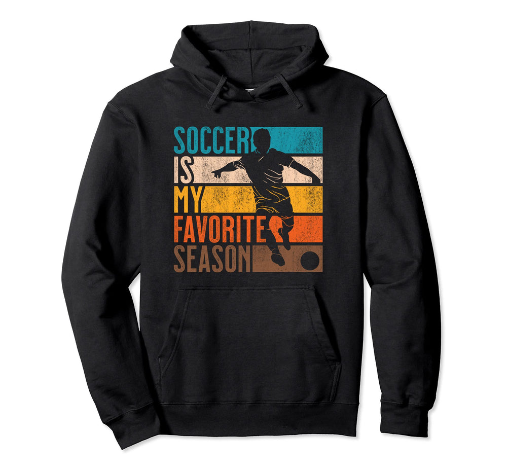 Distressed Soccer Is My Favorite Hoodie - Fun Novelty Design for Adults