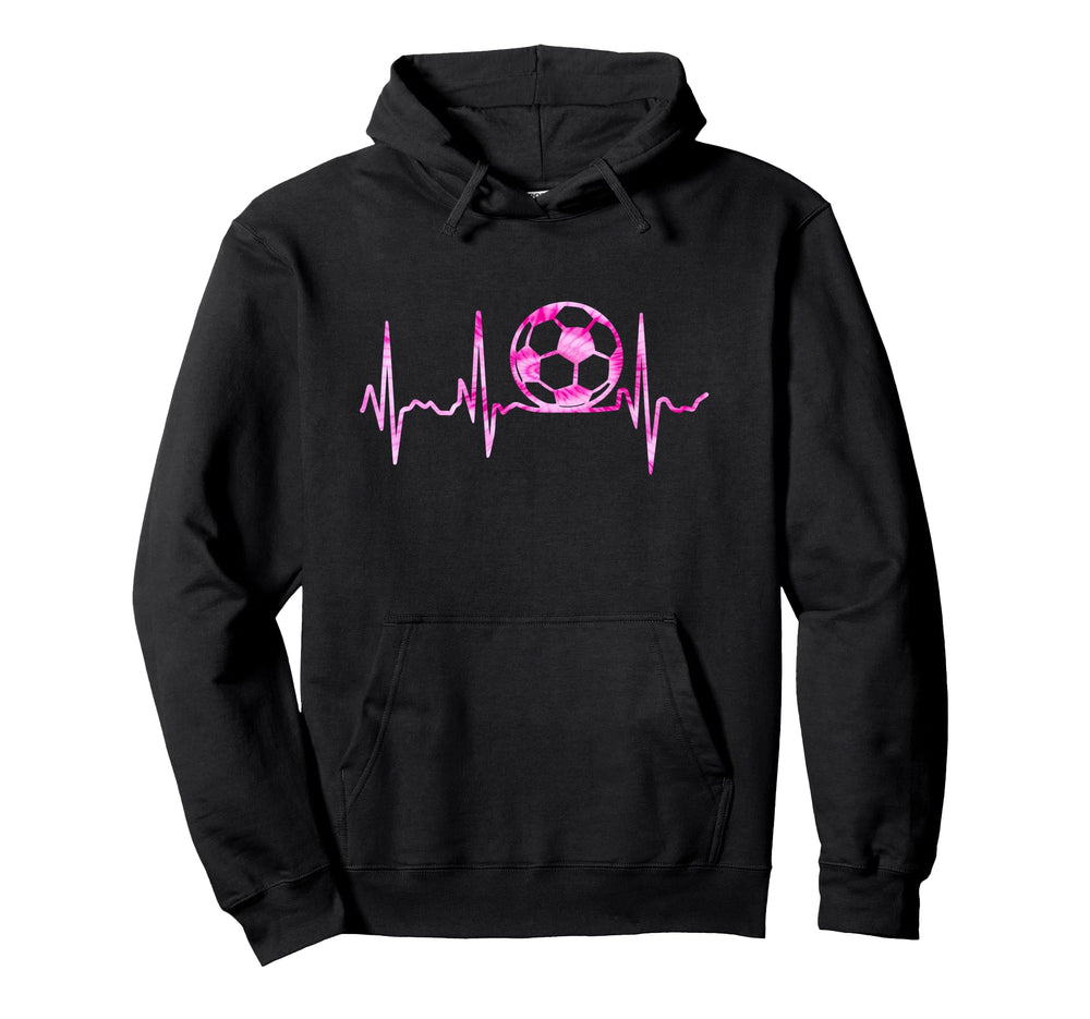 Soccer Heartbeat Teen Female Soccer Ball Hoodie - Streetwear Style Unisex