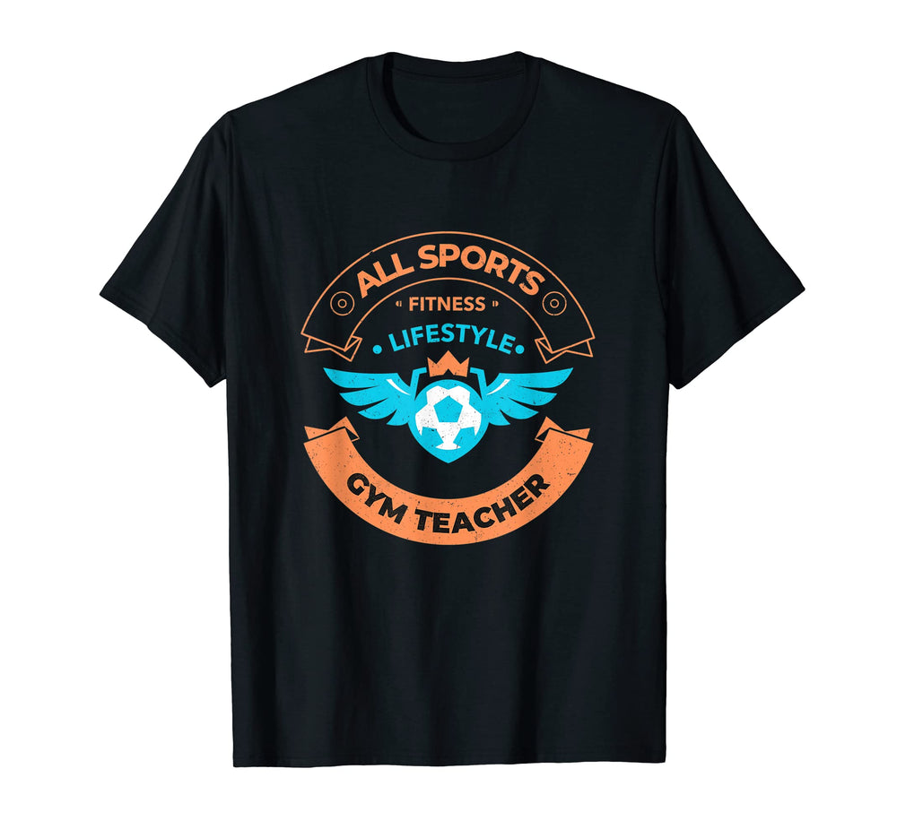 Gym Teacher Shirts Soccer Coach School T-Shirt - Trendy Graphic Unisex