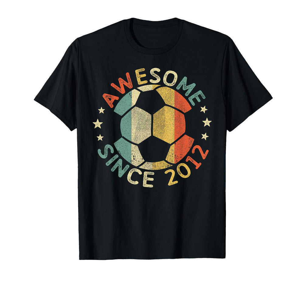 Awesome Since 2012 14Th Birthday 14 T-Shirt - Fun Novelty Design Unisex